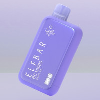 Электронная сигарета Эльф Бар 10000 затяжек Ледяной Виноград (Elf Bar BC 10000 Grape Ice)