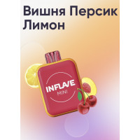 Электронная сигарета Inflave Mini 1000 затяжек Вишня Персик Лимон