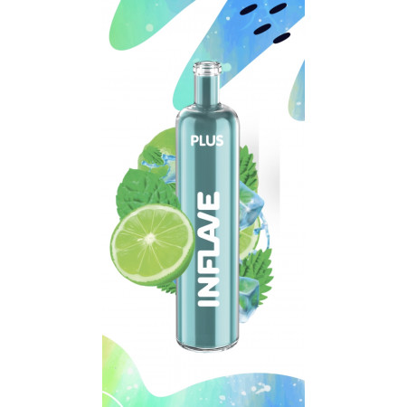 Электронная сигарета Inflave Plus 2200 затяжек Лайм Мохито